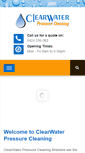 Mobile Screenshot of clearwaterpressurecleaning.com.au